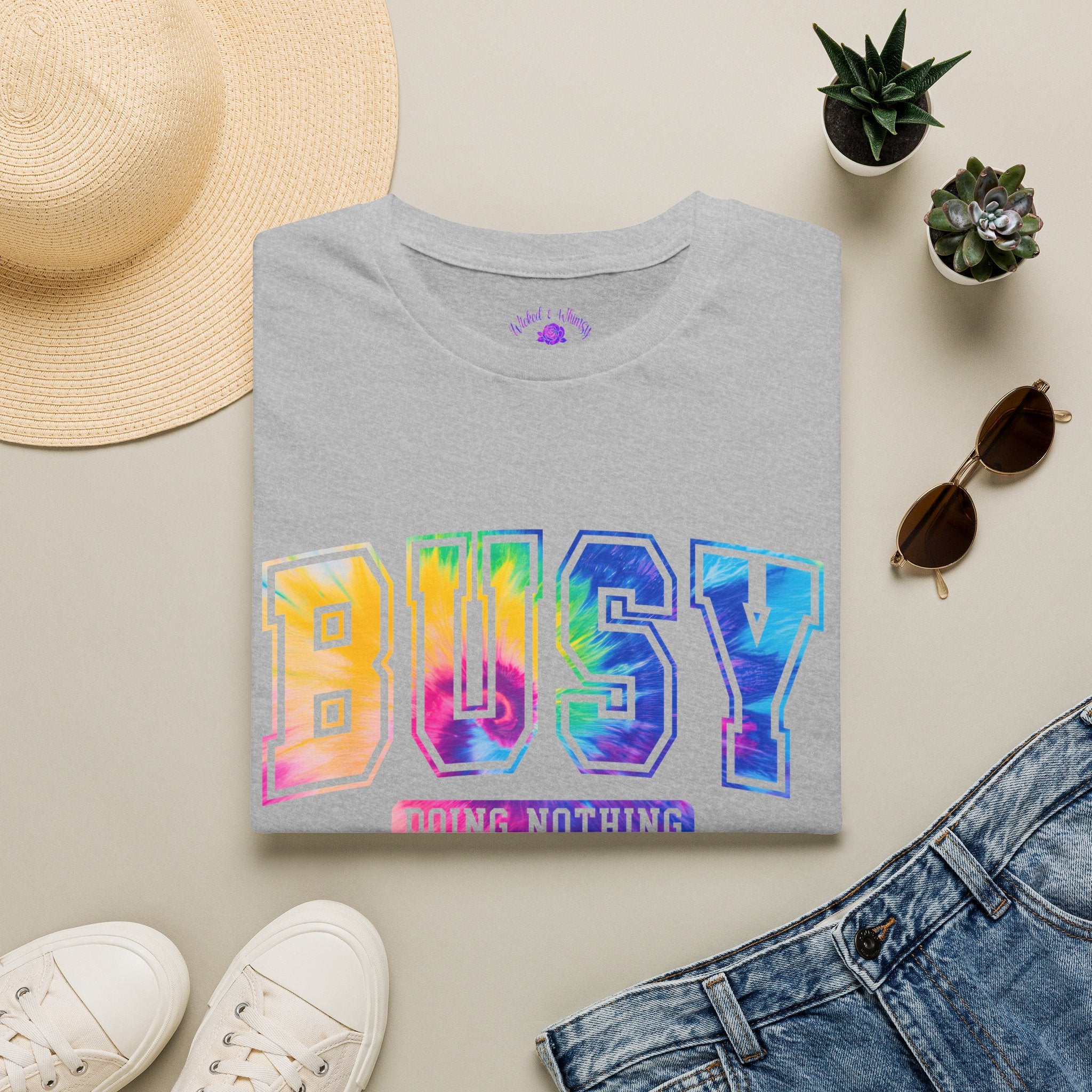 Busy Doing Nothing Graphic T-shirt