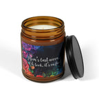 Aromatic Soy Candle — "Mom’s Last Name… Oh Look, It’s Our Last" Amber Jar (Multi-Size)
